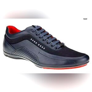 🆕BOSS HB Racing SNEAKERS IN LEATHER AND CARBON FIBER No Longer Produced!!